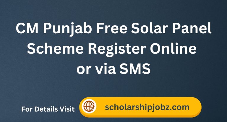 CM Punjab Free Solar Panel Scheme Register Online or via SMS