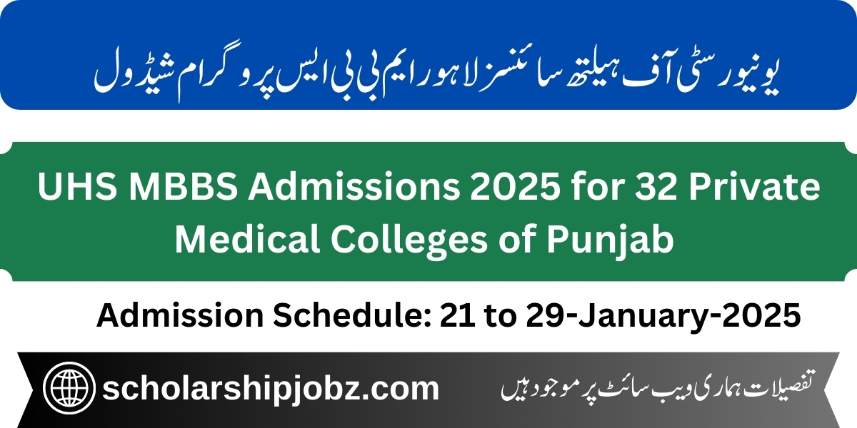 UHS MBBS Admission 2025